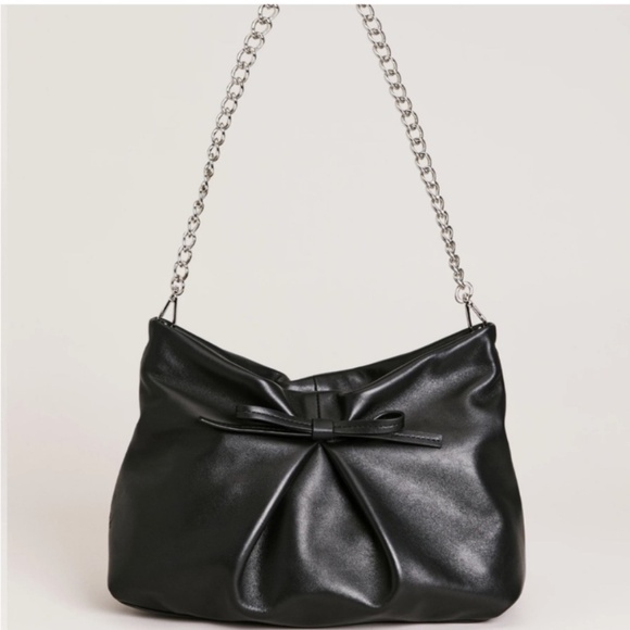 Reformation Vittoria Leather clutch Black - Picture 1 of 7